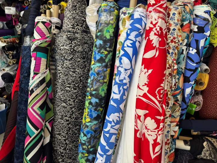 Entrepôt de tissus à Montréal